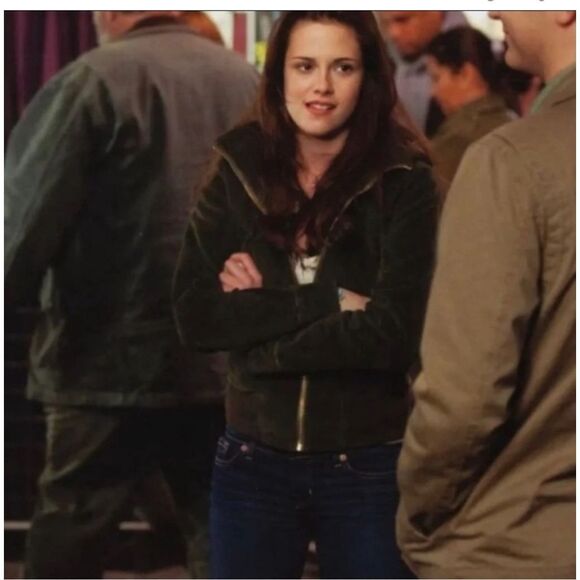 NECA Twilight Bella’s Green Jacket Large Rare New Moon - Picture 3 of 9